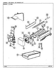 05 - Optional Ice Maker Kit parts for Norge Refrigerator NT194MW from AppliancePartsPros.com