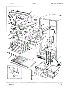 03 - Fresh Food Compartment parts for Admiral Refrigerator NT19B8VA / 7A27A from AppliancePartsPros.com