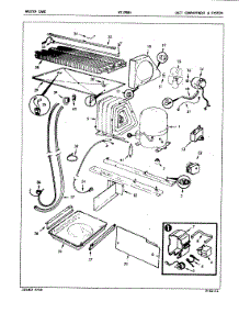 02 - Unit Compartment & System parts for Admiral Refrigerator NT19B8VH / 7A27A from AppliancePartsPros.com
