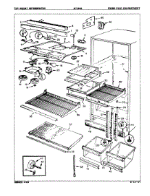 02 - Fresh Food Compartment parts for Maytag Refrigerator NT19H6 / 8A06A from AppliancePartsPros.com