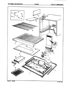 02 - Freezer Compartment parts for Maytag Refrigerator NT19H6A / 8A06A from AppliancePartsPros.com