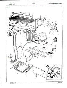 04 - Unit Compartment & System parts for Admiral Refrigerator NT19H8A / 7A56B from AppliancePartsPros.com