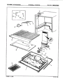 02 - Freezer Compartment parts for Maytag Refrigerator NT19HX3GL / 9D46A from AppliancePartsPros.com