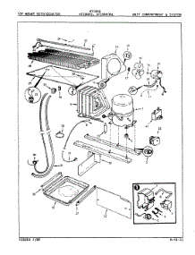 02 - Unit Compartment & System parts for Maytag Refrigerator NT19HX3GL / 8D78B from AppliancePartsPros.com