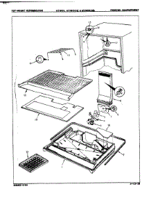 02 - Freezer Compartment parts for Maytag Refrigerator NT19HXA / 7D28A from AppliancePartsPros.com