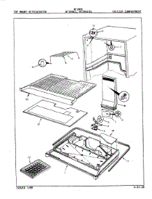 02 - Freezer Compartment parts for Maytag Refrigerator NT19HXA / 9D03A from AppliancePartsPros.com
