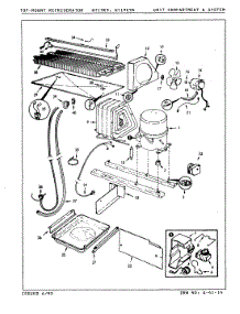 05 - Unit Compartment & System parts for Admiral Refrigerator NT19K9A / 9A04C from AppliancePartsPros.com