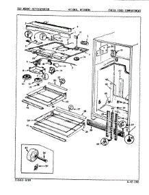 04 - Fresh Food Compartment parts for Admiral Refrigerator NT19K9A / 9A04D from AppliancePartsPros.com