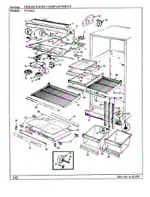 03 - Fresh Food Compartment parts for Admiral Refrigerator NT19L6H / BA51C from AppliancePartsPros.com