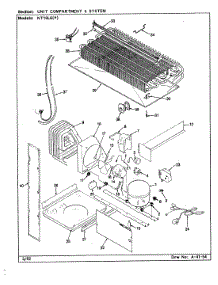 04 - Unit Compartment & System parts for Admiral Refrigerator NT19L6H / CA51A from AppliancePartsPros.com