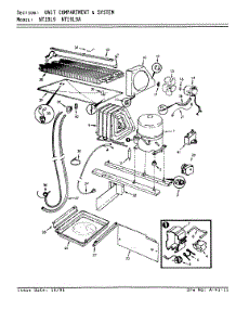 03 - Unit Compartment & System parts for Admiral Refrigerator NT19L9 / AA61D from AppliancePartsPros.com