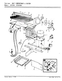 05 - Unit Compartment & System parts for Admiral Refrigerator NT19L9 / AA61A from AppliancePartsPros.com