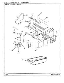05 - Optional Ice Maker (Imktm1 B / M Ayo7a) parts for Admiral Refrigerator NT19L9A / BA62C from AppliancePartsPros.com