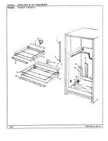 06 - Shelves & Accessories parts for Admiral Refrigerator NT19L9A / BA62C from AppliancePartsPros.com