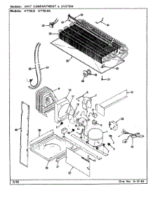 07 - Unit Compartment & System parts for Admiral Refrigerator NT19L9A / CA62A from AppliancePartsPros.com