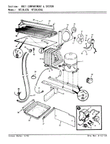 02 - Unit Compartment & System parts for Maytag Refrigerator NT19LX3GL / AF70A from AppliancePartsPros.com