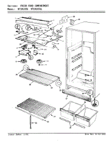 03 - Fresh Food Compartment parts for Maytag Refrigerator NT19LX3GLA / AF70A from AppliancePartsPros.com