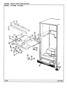 03 - Fresh Food Compartment parts for Maytag Refrigerator NT218MA / DD72A from AppliancePartsPros.com