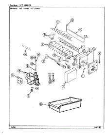 05 - Ice Maker parts for Maytag Refrigerator NT218MW / DD71A from AppliancePartsPros.com