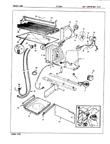02 - Unit Compartment & System parts for Admiral Refrigerator NT21B6VH / 5A75A from AppliancePartsPros.com