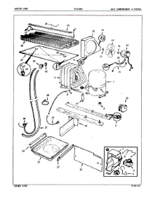 04 - Unit Compartment & System parts for Admiral Refrigerator NT21B8VA / 5A76A from AppliancePartsPros.com