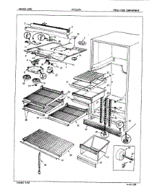 03 - Fresh Food Compartment parts for Admiral Refrigerator NT21E63VA / 5D46B from AppliancePartsPros.com