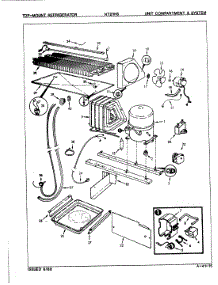 04 - Unit Compartment & System parts for Admiral Refrigerator NT21H8 / 7A58A from AppliancePartsPros.com