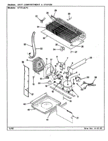 04 - Unit Compartment & System parts for Admiral Refrigerator NT21L6W / CA78A from AppliancePartsPros.com