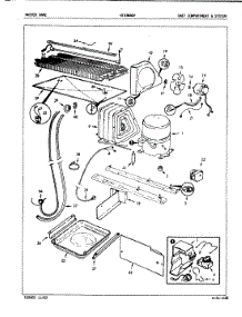 04 - Unit Compartment & System parts for Admiral Refrigerator NT23B8SVA / 5A78A from AppliancePartsPros.com