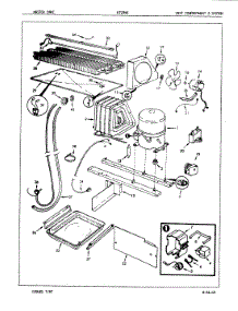 02 - Unit Compartment & System parts for Admiral Refrigerator NT23H8 / 7A59A from AppliancePartsPros.com