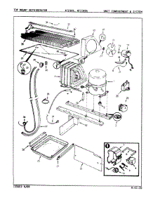 05 - Unit Compartment & System parts for Admiral Refrigerator NT23K9A / 9A70A from AppliancePartsPros.com