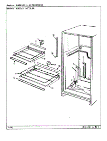 07 - Shelves & Accessories parts for Admiral Refrigerator NT23L9A / BA99C from AppliancePartsPros.com