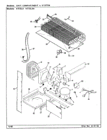 08 - Unit Compartment & System parts for Admiral Refrigerator NT23L9A / BA99C from AppliancePartsPros.com