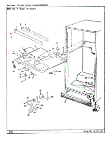 04 - Fresh Food Compartment parts for Admiral Refrigerator NT23L9A / BA99B from AppliancePartsPros.com