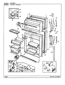02 - Doors parts for Admiral Refrigerator NT23L9A / AA99C from AppliancePartsPros.com