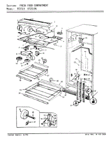 04 - Fresh Food Compartment parts for Admiral Refrigerator NT23L9A / AA98A from AppliancePartsPros.com