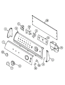 05 - Control Panel parts for Maytag Washer PAV3360AWW from AppliancePartsPros.com
