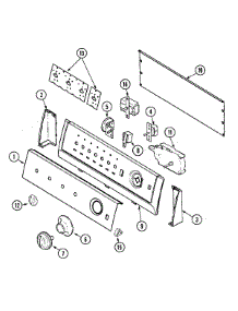 05 - Control Panel parts for Maytag Washer PAV4960AWW from AppliancePartsPros.com