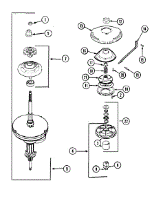 06 - Transmission parts for Maytag Washer PAV5057AWW from AppliancePartsPros.com
