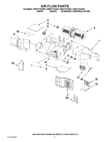 04 - Air Flow Parts parts for Maytag Microwave AMV2174VAS3 from AppliancePartsPros.com