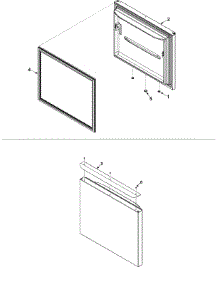 05 - Freezer Door parts for Maytag Refrigerator PBB2255GEQ / PPBB2255GC0 from AppliancePartsPros.com