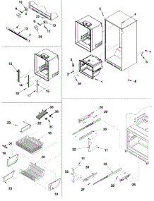 06 - Interior Cabinet & Freezer Shelving parts for Maytag Refrigerator PBB2255GES / PPBB2255GS0 from AppliancePartsPros.com