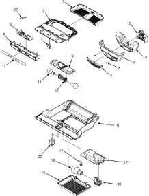 04 - Controls parts for Maytag Refrigerator PBF2255HEB from AppliancePartsPros.com