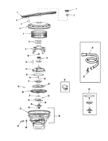 03 - Pump & Motor parts for Maytag Dishwasher PDB2600AWX from AppliancePartsPros.com
