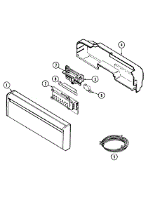 02 - Control Panel parts for Maytag Dishwasher PDB3430AWE from AppliancePartsPros.com
