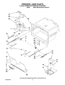 06 - Freezer Liner Parts parts for Maytag Refrigerator MFI2665XEM0 from AppliancePartsPros.com
