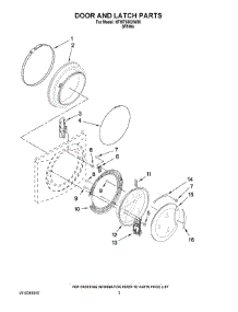 02 - Door And Latch Parts parts for Maytag Washer NFW7600XW00 from AppliancePartsPros.com