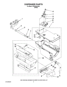 04 - Dispenser Parts parts for Maytag Washer NFW7600XW00 from AppliancePartsPros.com