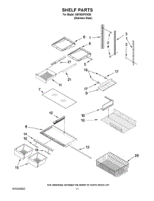 06 - Shelf Parts parts for Maytag Refrigerator AB1924PEKS8 from AppliancePartsPros.com