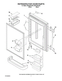 04 - Refrigerator Door Parts parts for Maytag Refrigerator AB1924PEKW5 from AppliancePartsPros.com